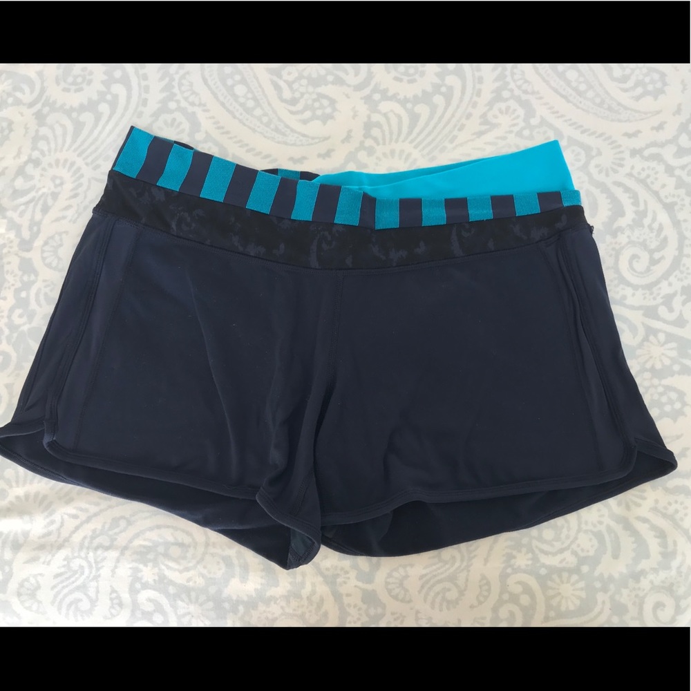 LuluLemon athletic shorts. Luon fabric.